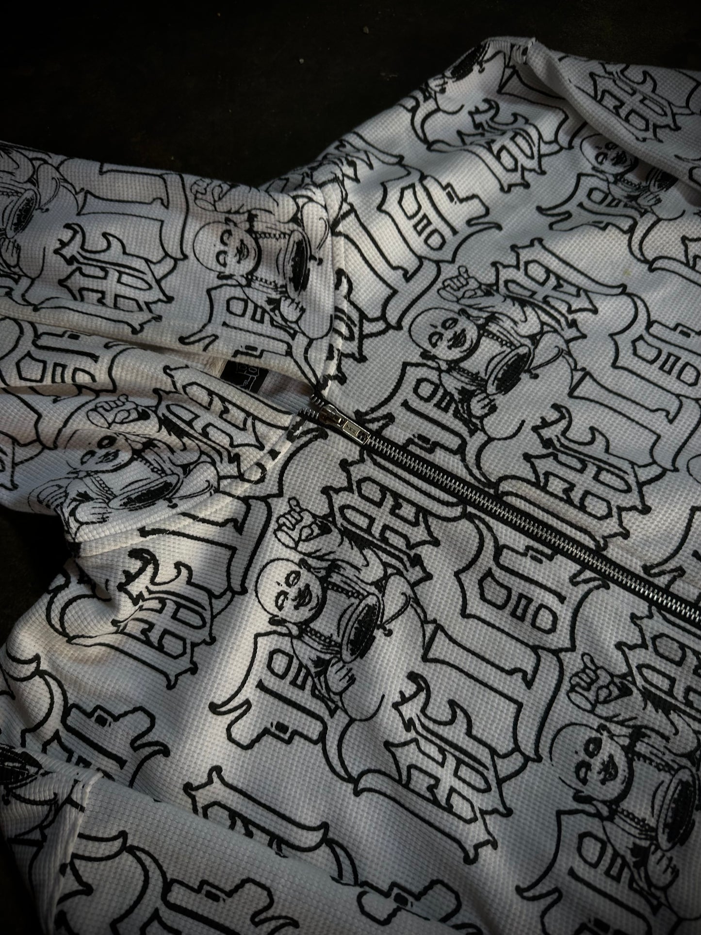 DTM - White Thermal Zip Up