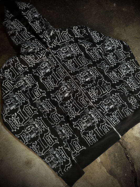 DTM - Black Thermal Zip Up