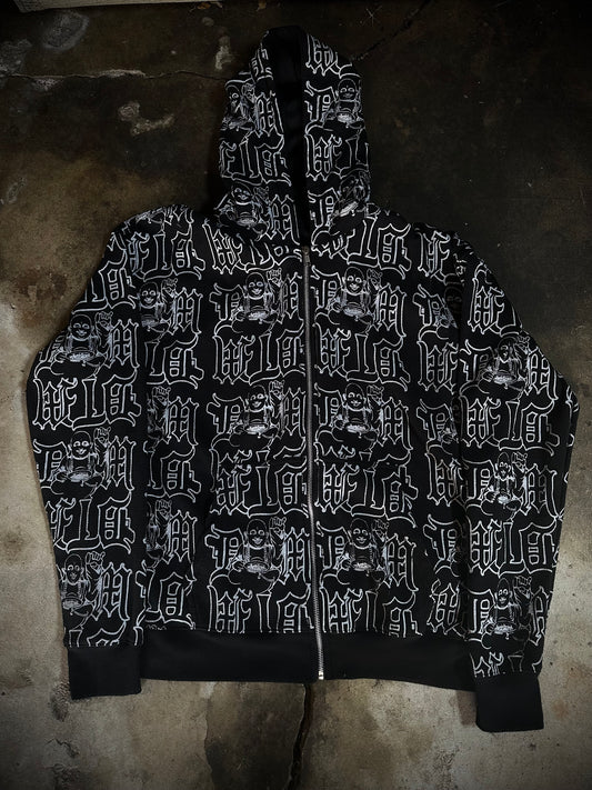 DTM - Black Thermal Zip Up